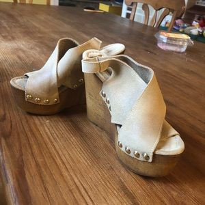 Anthropologie Sandro Rosi Yelena Wedges